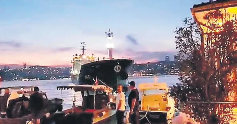 Boğaz’da arızalı tanker alarmı