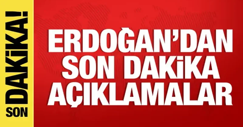 Kabine Toplantısı sona erdi: Erdoğan açıklama yapıyor