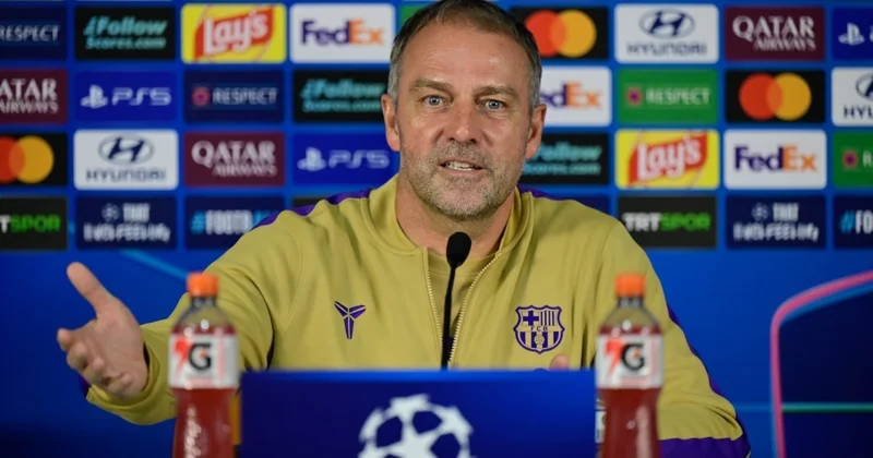 Barcelona Teknik Direktörü Hansi Flick i kızdıran soru! Yanıt vermedi Sözcü Gazetesi