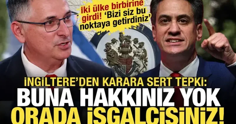 İngiltere ve İsrail arasında konsolosluk krizi