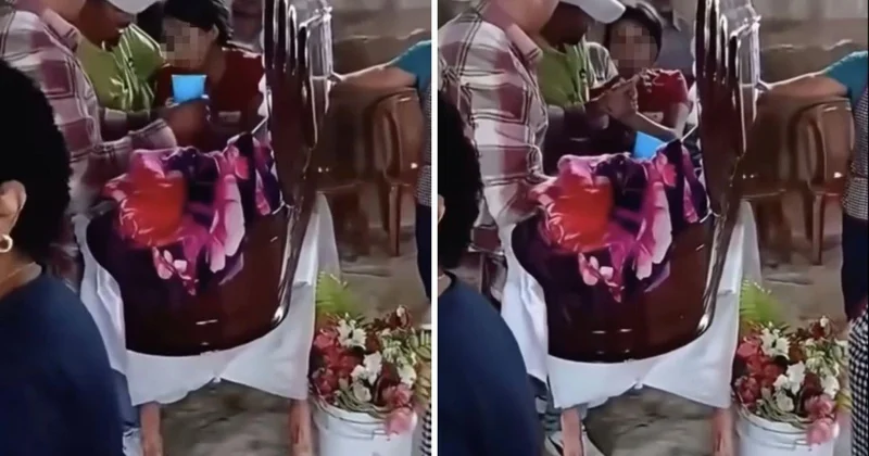Annesi tabutuna eğilip ağladığı sırada 15 yaşındaki kız tabutun içinde doğruldu