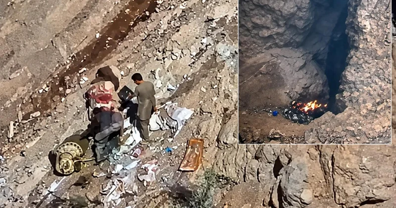 PKK nın Metina daki 4 kampı boşalttığı anların görüntüleri