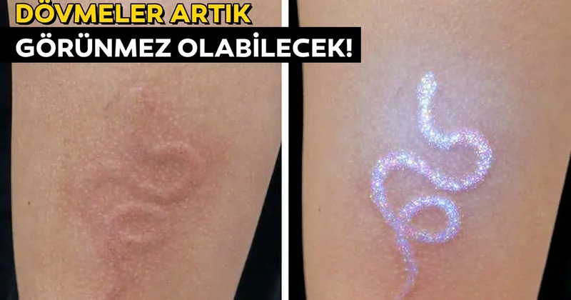 Dövmelerde görünmezlik dönemi! Tek bir ışık yetiyor