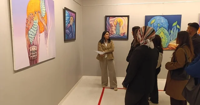 Güzel Sanatlar Fakültesi Öğrencilerinden SANKO Sanat Galerisine ziyaret Gaziantep Haberleri