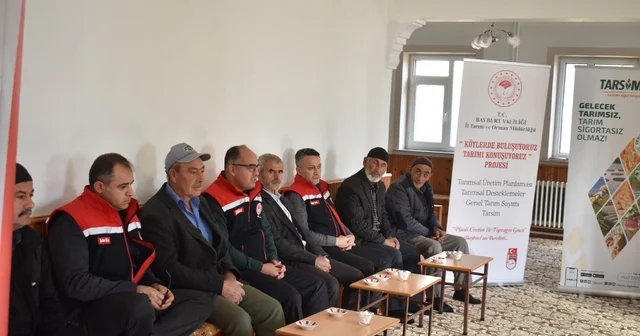 Köylerde Buluşuyoruz, Tarımı Konuşuyoruz projesi kapsamında üreticilerle buluşmalar devam ediyor Bayburt Haberleri