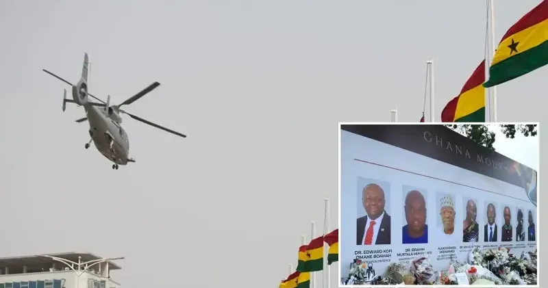 Gana da iki bakanın öldüğü helikopter kazasının nedeni açıklandı Afrika Haberleri