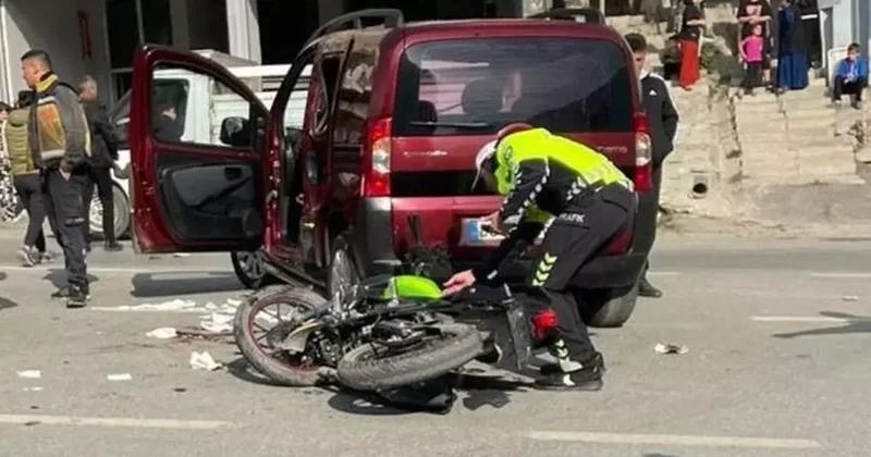 Hakkari’de motosikletle kamyonet çarpıştı: 1 yaralı