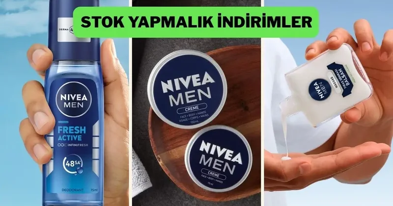 Gülümseten Kasım da Nivea Men de kısa süreli indirim başladı!