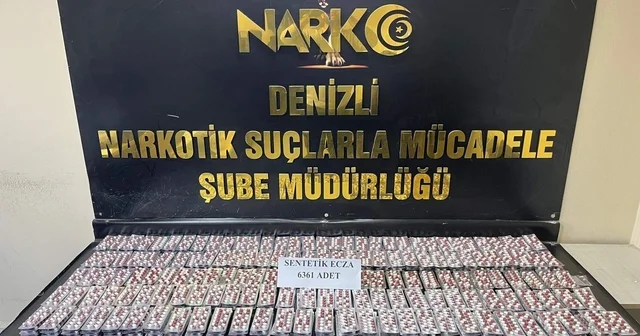 Denizli ye binlerce uyuşturucu hap getiren 3 tacir yakalandı Denizli Haberleri