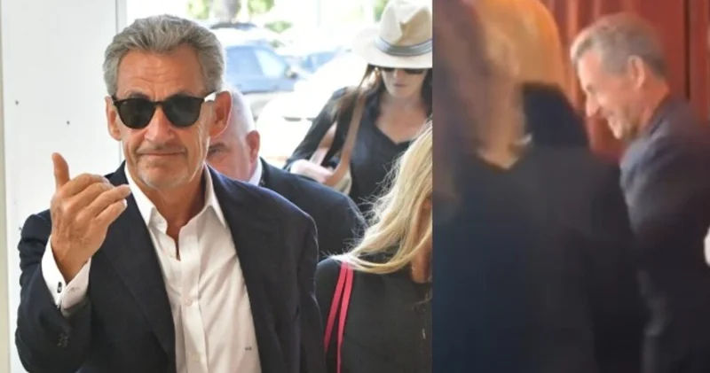 Cezaevi sonrası Nicolas Sarkozy ye restoran müşterilerinden alkış ve tezahürat