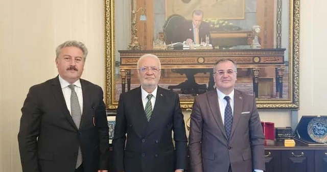 Başkan Özdoğan dan Elitaş a ziyaret Kayseri Haberleri