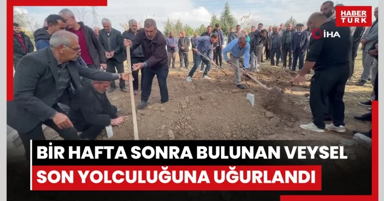 Bir hafta sonra cesedi bulunan 11 yaşındaki Veysel son yolculuğuna uğurlandı