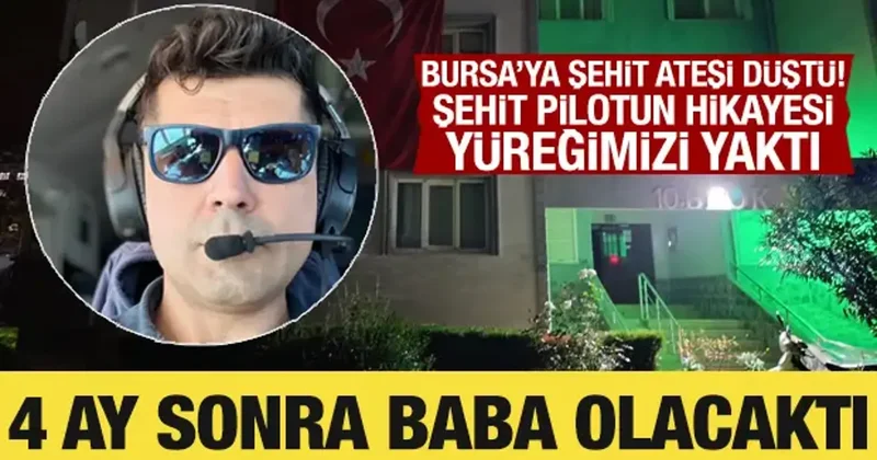 Uçak kazasında şehit düşen pilot Uslu, 4 ay sonra baba olacaktı