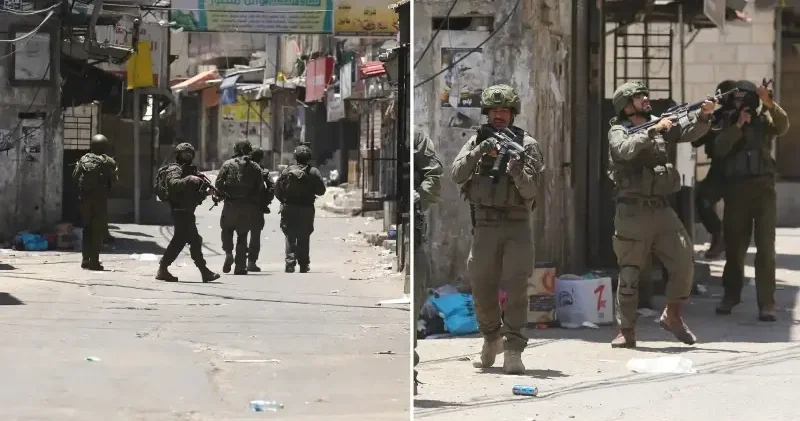 İşgalci İsrail ordusu Batı Şeria da Filistinlilere ait iki evi işgal ederek karargaha çevirdi Ortadoğu Haberleri