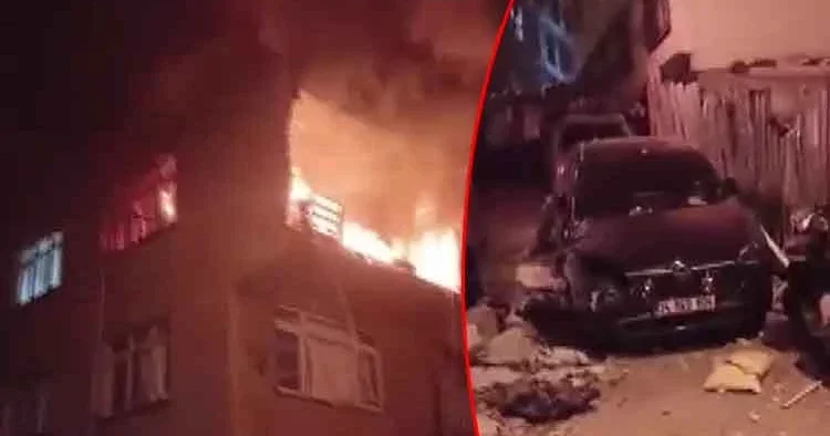 Son dakika haberi... İstanbul Kağıthane de bir binada patlama: 1 yaralı