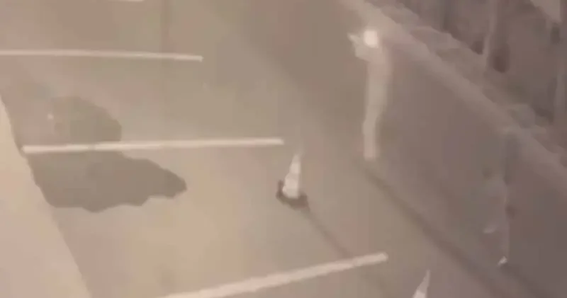 Maltepe de iş yerine hem silahla ateş açtılar hem kaydettiler