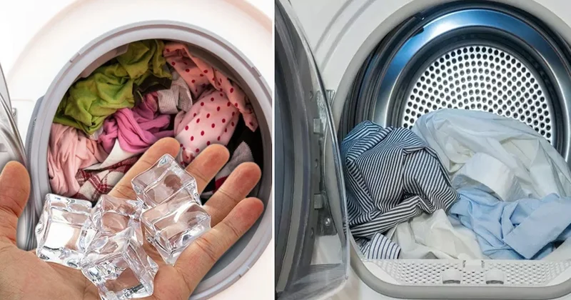 Çamaşır makinesine ve kurutma makinesine buz küpü atın ve farkı görün Sözcü Gazetesi
