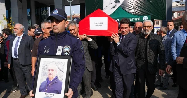 Kalp krizi sonrasında hayatını kaybeden Zabıta memuruna son görev Trabzon Haberleri