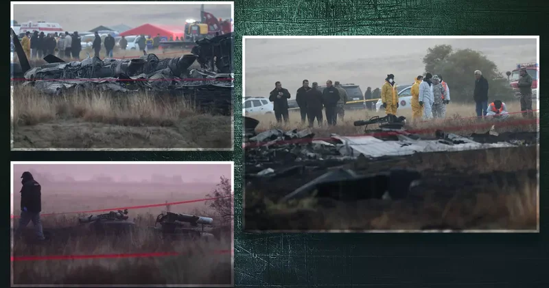 TSK ya ait uçak Gürcistan da düşmüştü! Bölgeden ilk fotoğraflar geldi