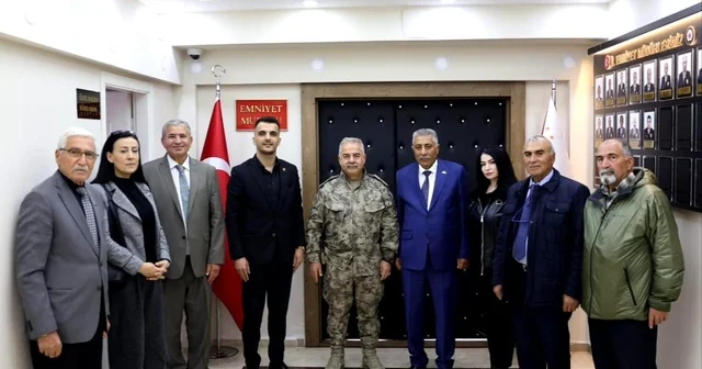 CHP Iğdır İl Başkanı Nizamettin Ada dan Emniyet Müdürü Turgay a ziyaret Iğdır Haberleri