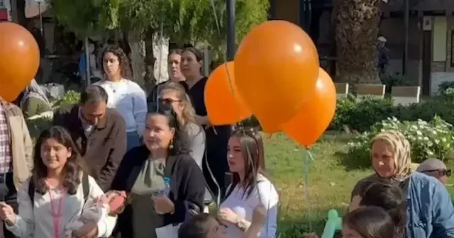 Lösemiyi yenen Masal için balonlar havaya uçtu VİDEO İZLE