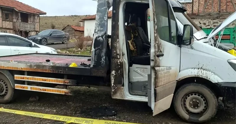 Çamlıdere de Araç Kundaklama Olayı