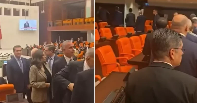 Bakan Ersoy a Protesto: Milletvekilleri Salonu Terk Etti