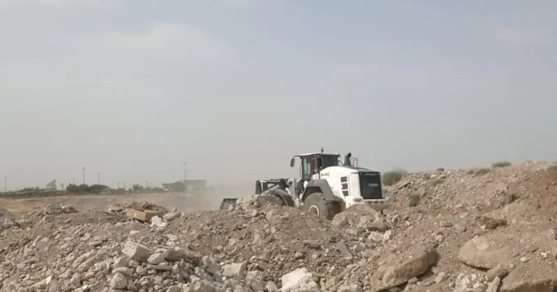 Hafriyat döken firmaya 7,5 milyon lira ceza