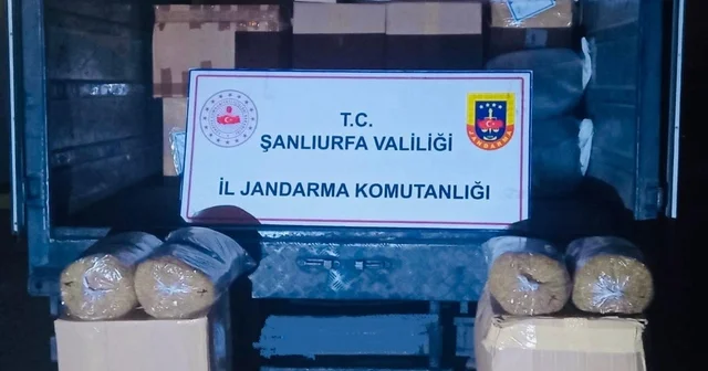 Siverek te 3 tonun üzerinde kıyılmış tütün ele geçirildi Şanlıurfa Haberleri