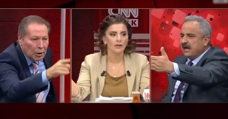 CNN Türk canlı yayınında tansiyon yükseldi: Elini masaya vurma, terbiyesizlik yapma