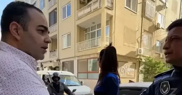 Kaldırım işgaline pes dedirten savunma: Belediye başkanını aramaya kalkıştı VİDEO İZLE