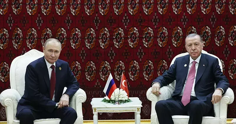 Türkmenistan da Erdoğan Putin zirvesi
