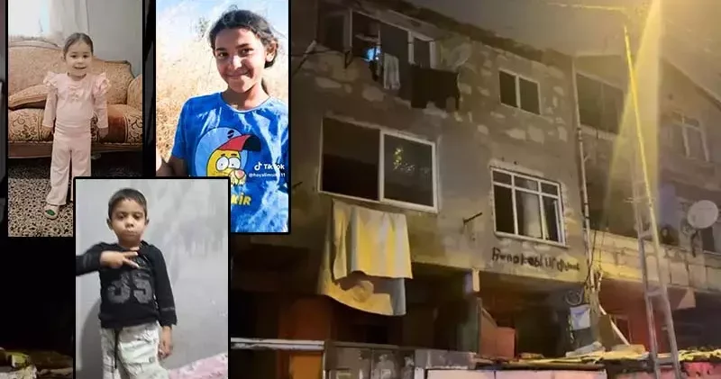 Pendik te yangında ölen çocukların cenazesi Adli Tıp Kurumu ndan alındı