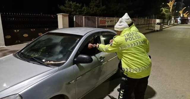 Çorum da sürücülere sıkı denetim: 30 araca ceza Çorum Haberleri