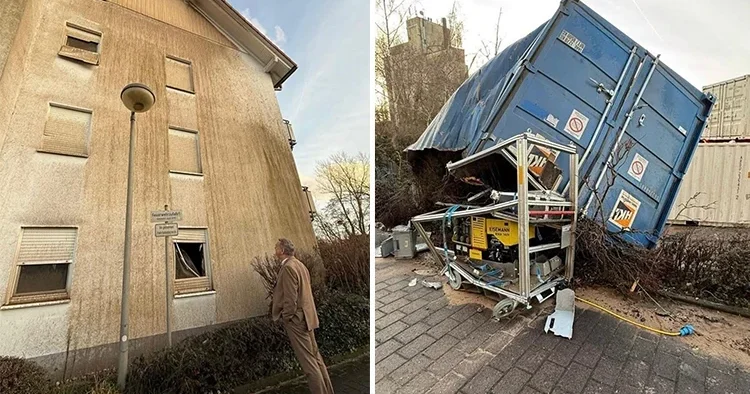 Almanya da İkinci Dünya Savaşı ndan kalma bomba paniği: 28 konutta hasar oluştu