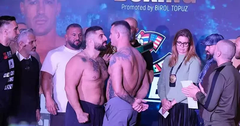 Hırvat nakavt makinesi Pesut, tartıda Umut Camkıran ile yüzleşti