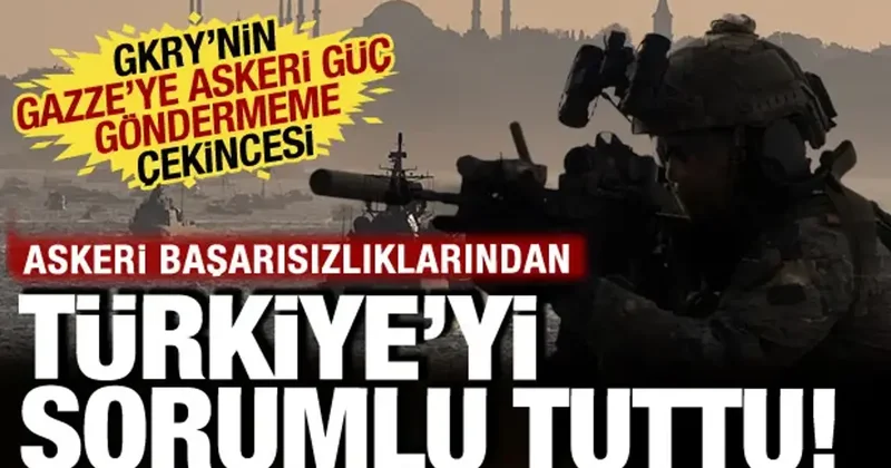 GKRY, İsrail e şart koştu! Askeri yetersizliği için Türkiye yi suçladı