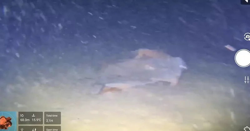 Marmara Denizi nin dibindeki 50 yıllık sır! Fatih Terim in kayınpederi de vardı... Uçağın enkazı mı görüntülendi?