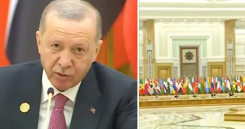 Cumhurbaşkanı Erdoğan dan Uluslararası Barış ve Güven Forumu nda önemli mesajlar: Diyalog ve barışın tesisi için elimizi taşın altına koymamız gerekiyor Politika Haberleri