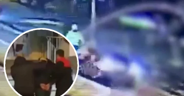 Polislerin üzerine aracını süren şahıs yakalandı