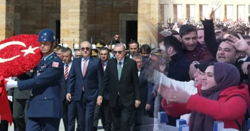 AKP Anıtkabir’deki Erdoğan sloganlarına sahip çıktı: Niye rahatsız oluyorsun ya?