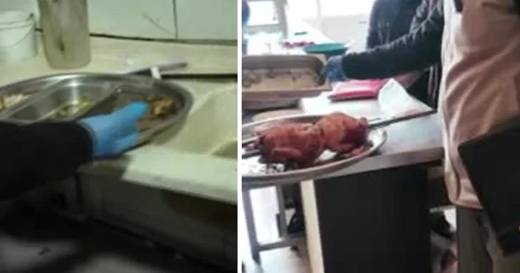 Tavuk dönercide iğrenç görüntüler! Zabıta dayanamadı: Leş gibi kokuyor