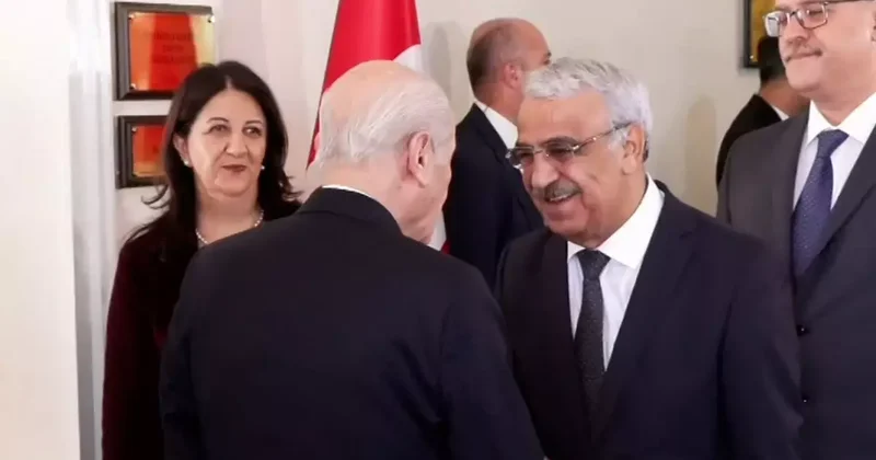 DEM Parti İmralı Heyeti ile Bahçeli arasındaki görüşme başladı