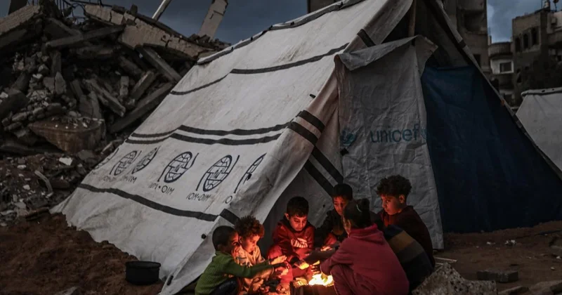 UNICEF, Gazze de sadece bu hafta soğuk nedeniyle 5 yaş altı 2 çocuğun öldüğünü bildirdi