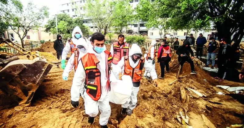Şifa Hastanesi’nde yeni toplu mezar Ortadoğu Haberleri