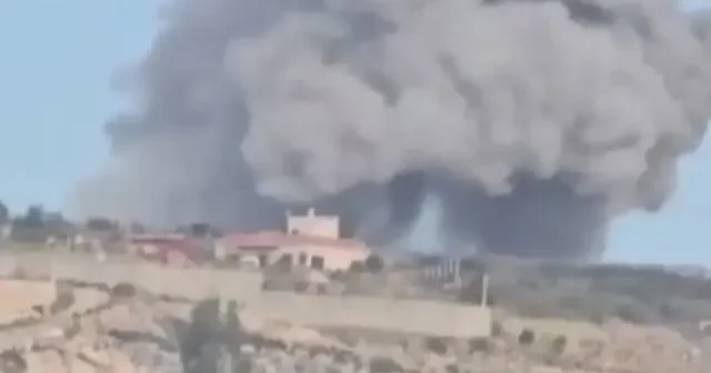 İsrail Lübnan ı 4 gün arayla yeniden vurdu VİDEO İZLE