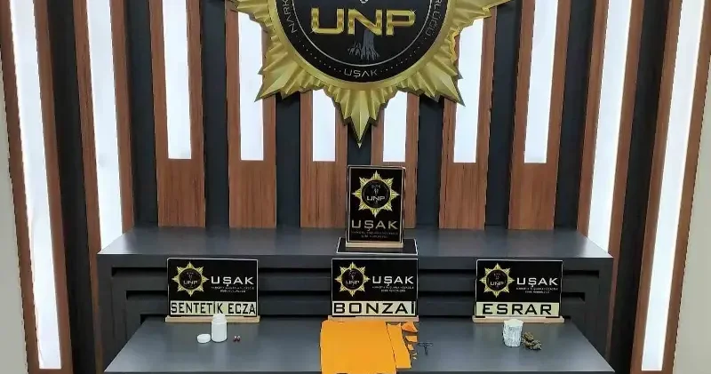 Uşak’ta çok sayıda uyuşturucu madde ele geçirildi Hayat Haberleri