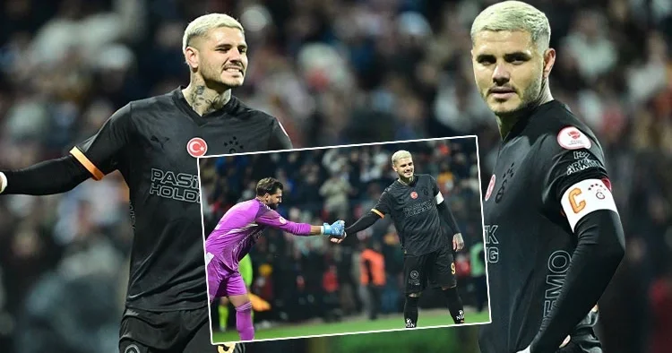 Fethiye de Icardi nin penaltı kabusu: 2 dakikada 2 kez kaçırdı, kaleciyi tebrik etti!