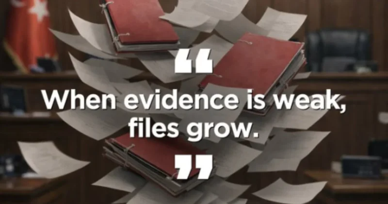 Deliller gevşekse dosyalar kalınlaşır Sözcü Gazetesi