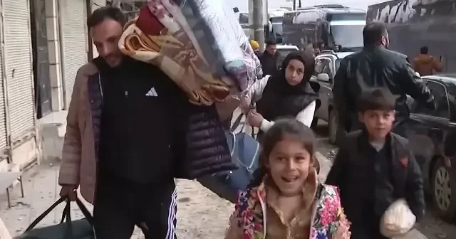 Suriyeli aileler terör örgütünden arınan Şeyh Maksut’a dönüyor VİDEO İZLE